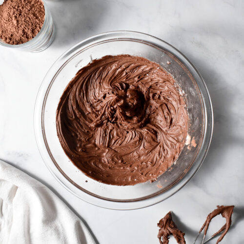 Chocolate Cake with Chocolate Buttercream Frosting – Bake Me To Paris